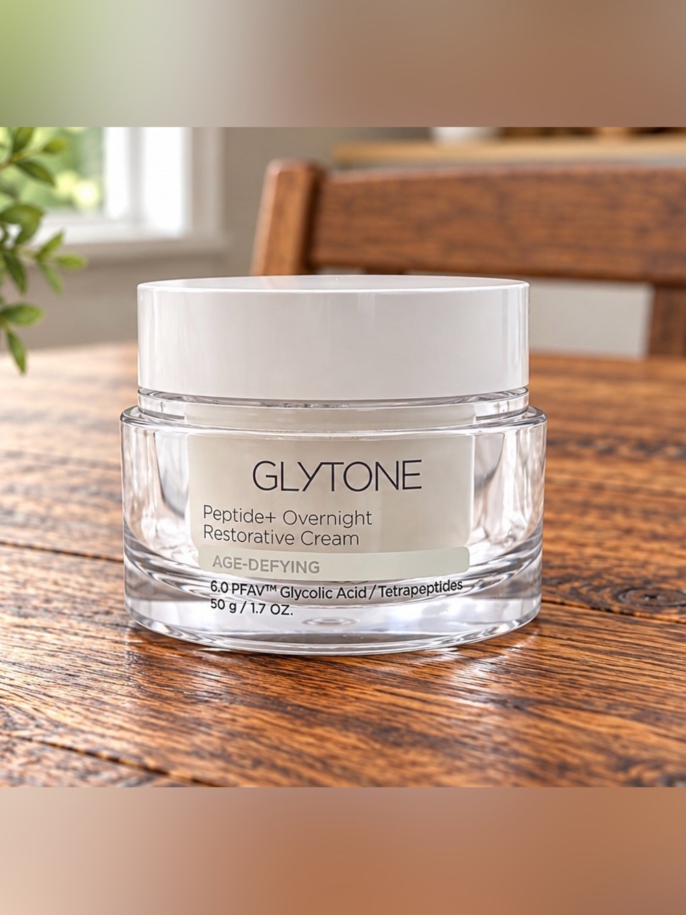 Glytone Peptide+ Overnight Restorative Cream 1.7oz Age Defying Glycolic Acid NEW